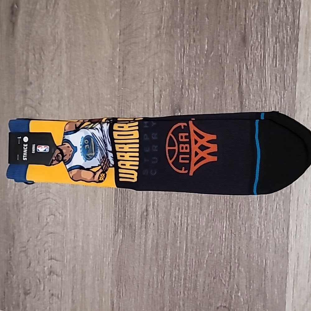 Steph Curry Stance Socks Size 9-13 mens - Picture 4 of 5
